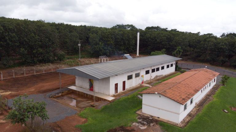 Vista aérea da fábrica da Lekker em São Gonçalo do Abaeté