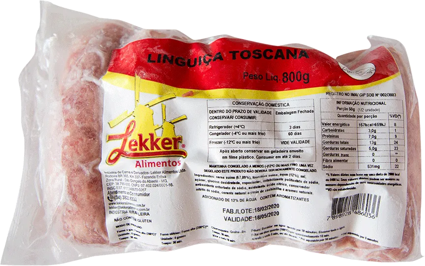Linguiça Toscana Lekker